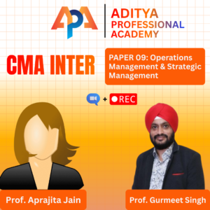 CMA Inter: Operations Management & Strategic Management (Paper 9)